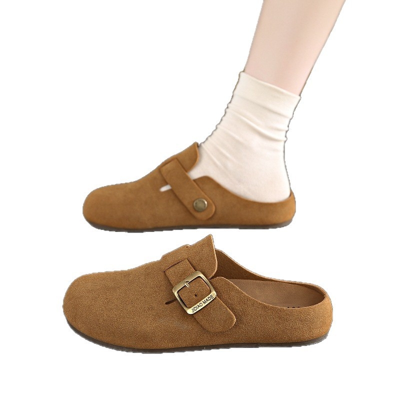 Ženske slip-on papuče s mekanom gumom, gornji materijal: super vlakno, unutarnji materijal: imitacija kože, debljina potplata 0–3 cm