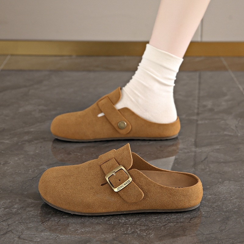 Ženske slip-on papuče s mekanom gumom, gornji materijal: super vlakno, unutarnji materijal: imitacija kože, debljina potplata 0–3 cm