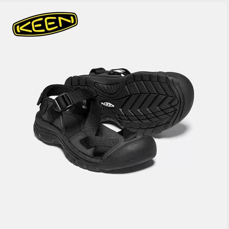 Ženske outdoor sandale sa satenskim gornjim dijelom, okrugli vrh prsta, ravna potplata, debljina potplata 0–3 cm