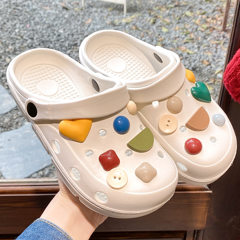 Crocs стил сандали, EVA горна част, EVA подметка, инжекционно формована подметка, без закопчаване