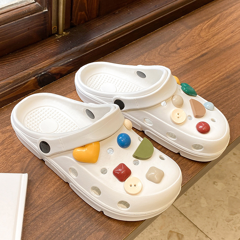 Crocs стил сандали, EVA горна част, EVA подметка, инжекционно формована подметка, без закопчаване