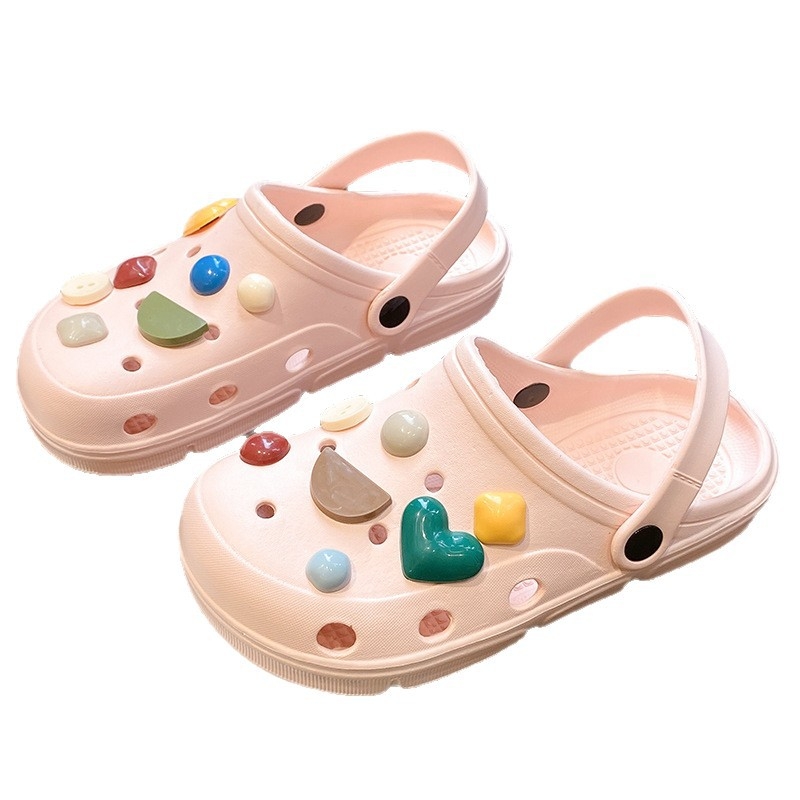 Crocs стил сандали, EVA горна част, EVA подметка, инжекционно формована подметка, без закопчаване