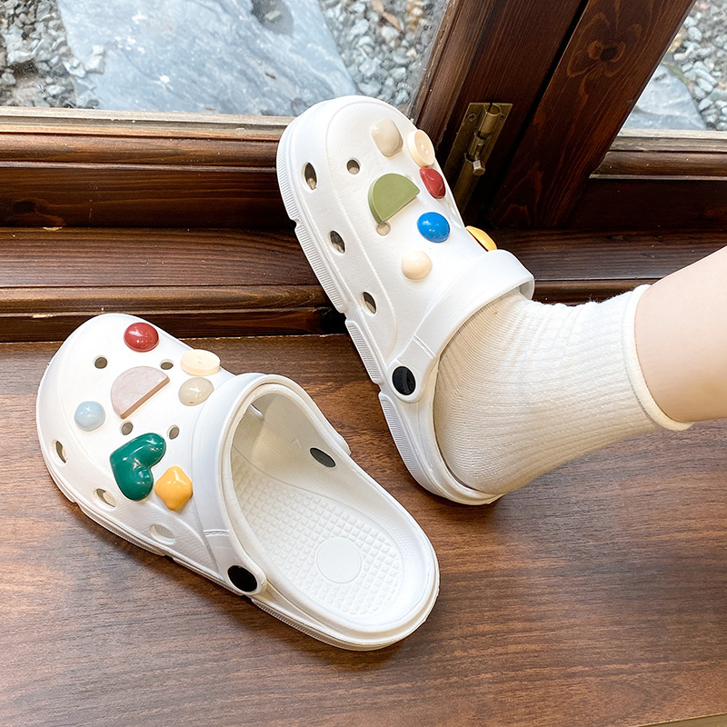 Crocs стил сандали, EVA горна част, EVA подметка, инжекционно формована подметка, без закопчаване