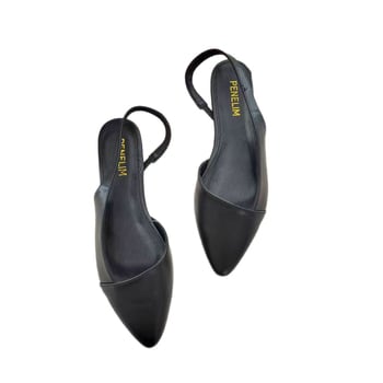 Γυναικεία σανδάλια με μυτερό δάχτυλο και λουράκι στο πίσω μέρος, PU επάνω, σόλα καουτσούκ, Άνοιξη 2025