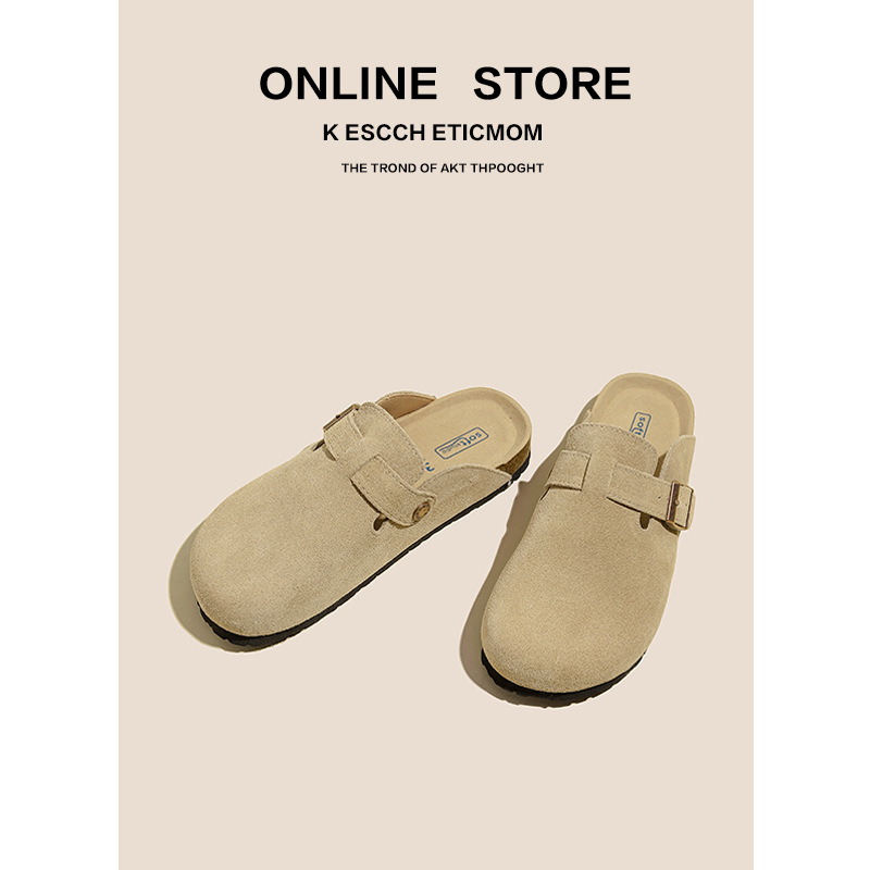 Kožne slip-on sandale, minimalistički dizajn, gornji dio od prave kože, kravlja koža, kožna podstava, EVA đon