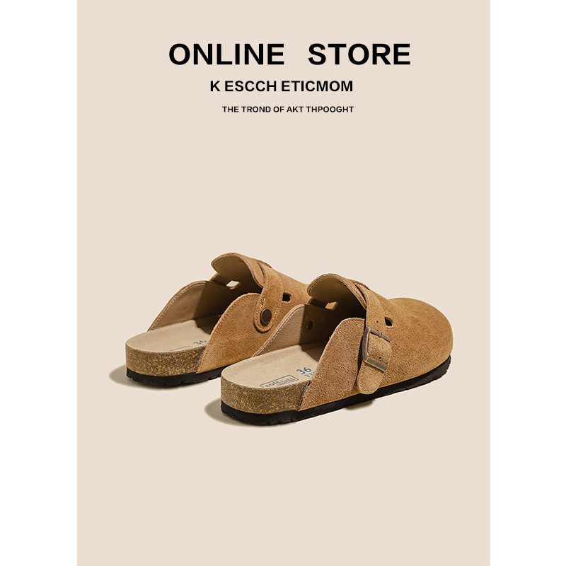 Kožne slip-on sandale, minimalistički dizajn, gornji dio od prave kože, kravlja koža, kožna podstava, EVA đon