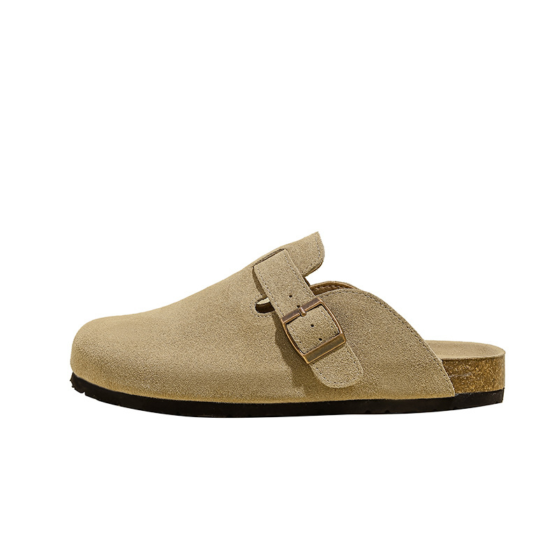 Kožne slip-on sandale, minimalistički dizajn, gornji dio od prave kože, kravlja koža, kožna podstava, EVA đon