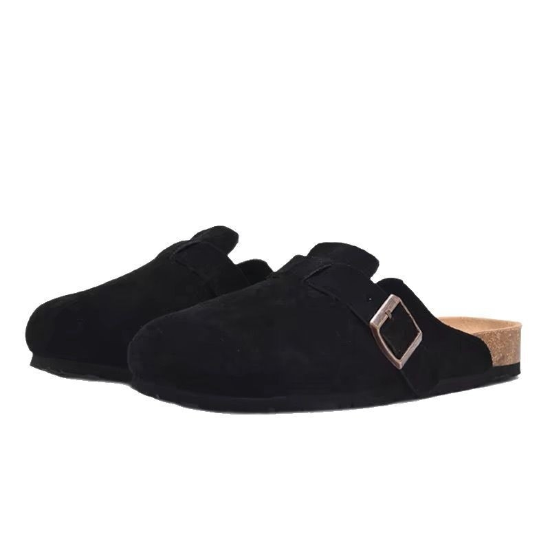 Kožne slip-on sandale, minimalistički dizajn, gornji dio od prave kože, kravlja koža, kožna podstava, EVA đon