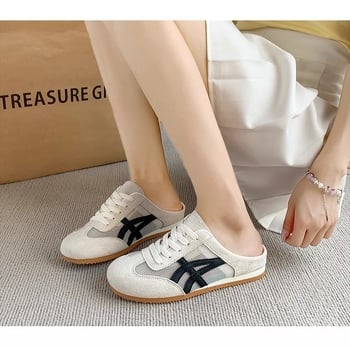 Pantofi sport slip-on casual, sus PU artificial, talpă PU, grosimea talpii 0–3 cm, lansare primăvară 2025