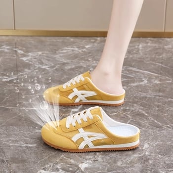 Pantofi sport slip-on casual, sus PU artificial, talpă PU, grosimea talpii 0–3 cm, lansare primăvară 2025