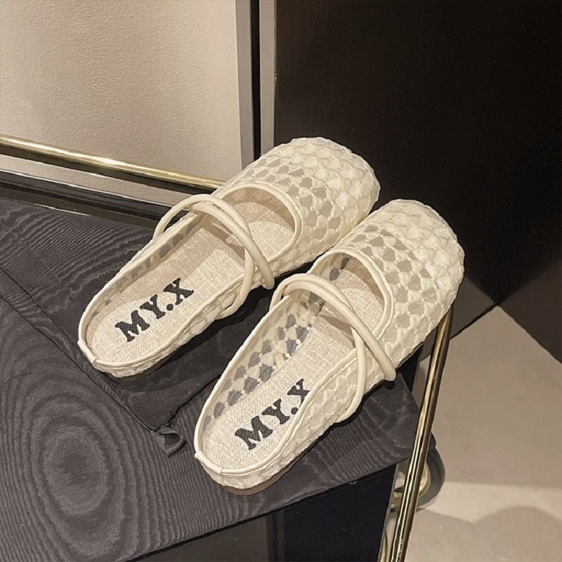 Pantofi Mary Jane pentru femei, cu degetul închis, partea superioară din microfibră, talpă din cauciuc; ușori, uscare rapidă, echilibru – Primăvara 2024