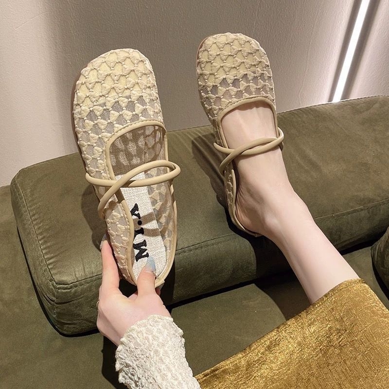 Pantofi Mary Jane pentru femei, cu degetul închis, partea superioară din microfibră, talpă din cauciuc; ușori, uscare rapidă, echilibru – Primăvara 2024