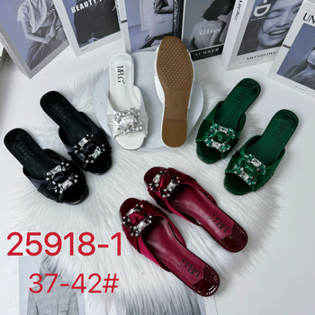 Mflg kristályos mulyapapucs, selyem felsőrész, műbőr bélés, TPR talp, lapos talp