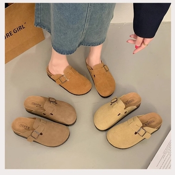 Platformske slip-on cipele za žene, gornji dio od nubuk kože, gumeni đon, ručno crtani uzorak, platforma visine 0–3 cm