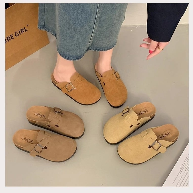 Platformske slip-on cipele za žene, gornji dio od nubuk kože, gumeni đon, ručno crtani uzorak, platforma visine 0–3 cm