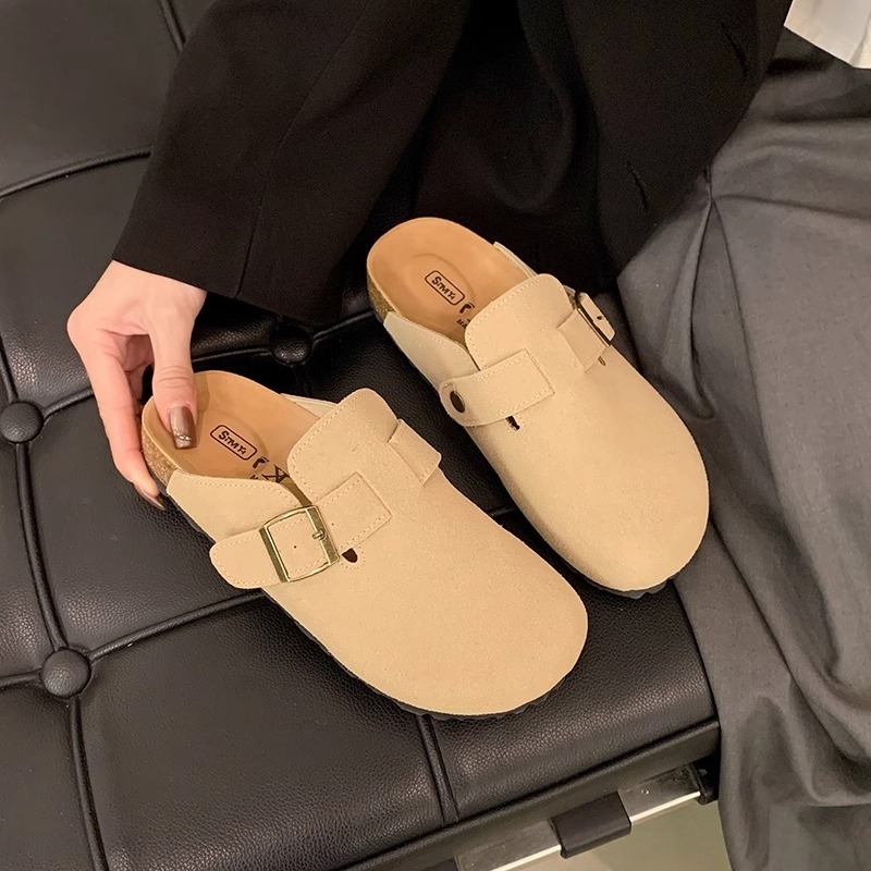 Platformske slip-on cipele za žene, gornji dio od nubuk kože, gumeni đon, ručno crtani uzorak, platforma visine 0–3 cm