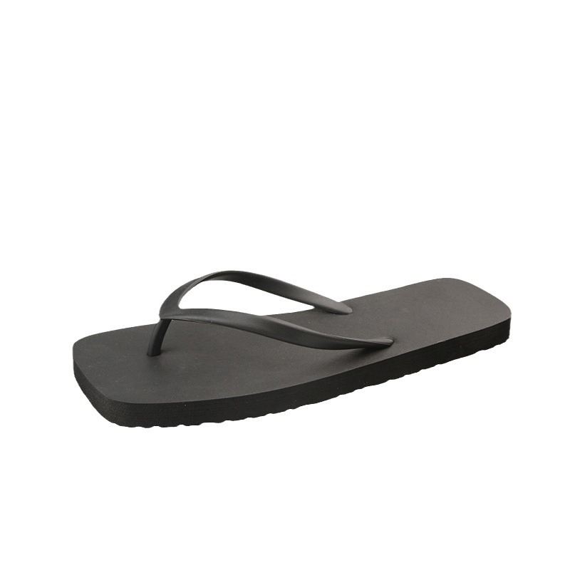 Ženske ljetne japanskog stila flip-flop sandale, jednobojne, protuklizne mekane potplate, za plažu