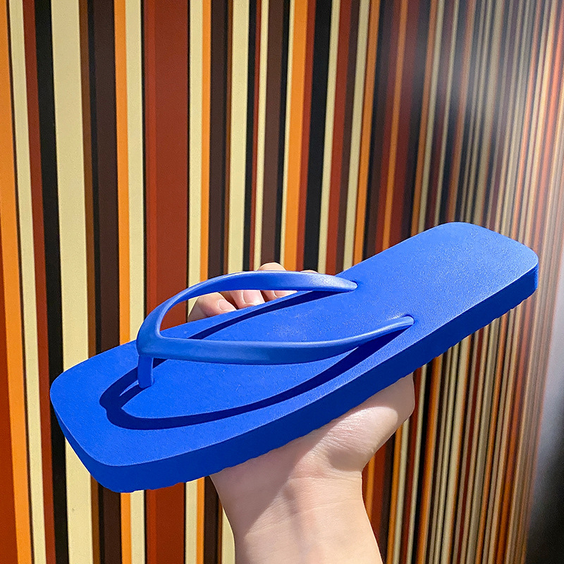 Ženske ljetne japanskog stila flip-flop sandale, jednobojne, protuklizne mekane potplate, za plažu