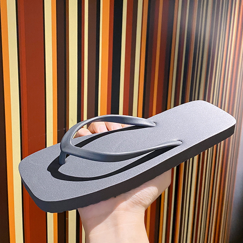 Ženske ljetne japanskog stila flip-flop sandale, jednobojne, protuklizne mekane potplate, za plažu