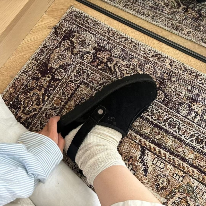Ženske zimske slip-on čizme s kožnim gornjim dijelom i krznom, EVA potplat, svakodnevna upotreba, Zima 2024