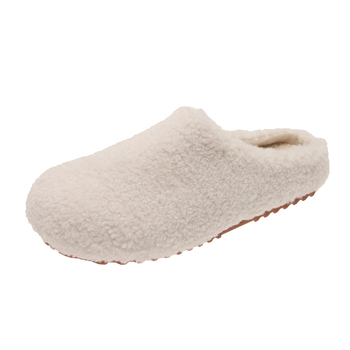 Ženske Baotou papuče, gornji dio od suedea, podstava od imitacije kože, potplat od gume, uzorak color-block, Slip-On, debeli potplat 0–3 cm