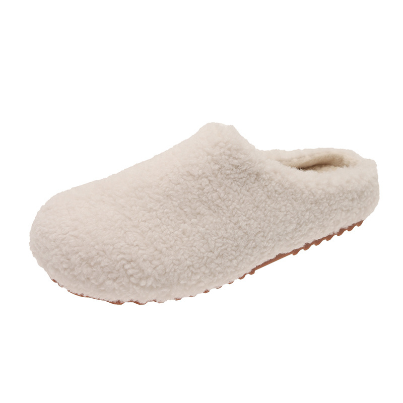 Ženske Baotou papuče, gornji dio od suedea, podstava od imitacije kože, potplat od gume, uzorak color-block, Slip-On, debeli potplat 0–3 cm