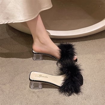 Παντόφλες - PU επάνω μέρος, σόλα από καουτσούκ, πάχος σόλας 3-5 εκ, εσωτερικό Cortical, κατάλληλες για δεξίωση