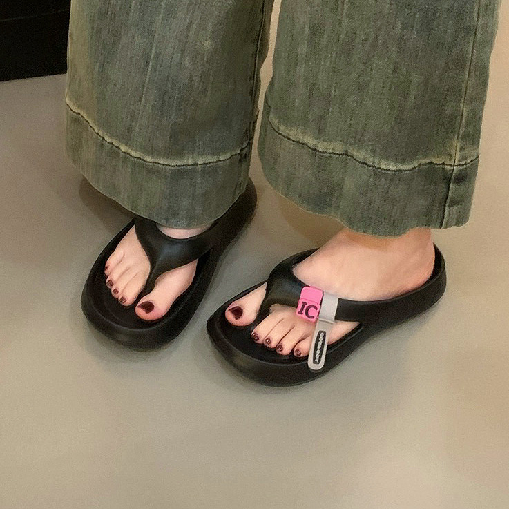 Дамски EVA плажни сандали: EVA горна част, EVA подметка, антихлъзгащи, износоустойчива, дебелина на подметката 0–3 cm