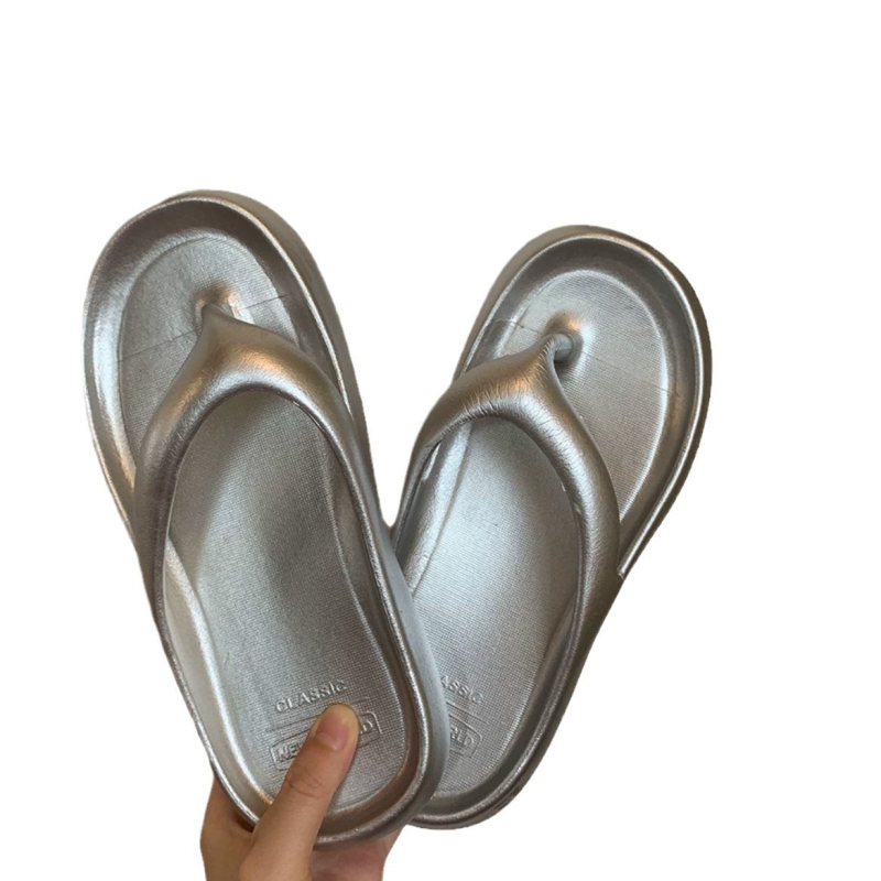 Дамски EVA плажни сандали: EVA горна част, EVA подметка, антихлъзгащи, износоустойчива, дебелина на подметката 0–3 cm