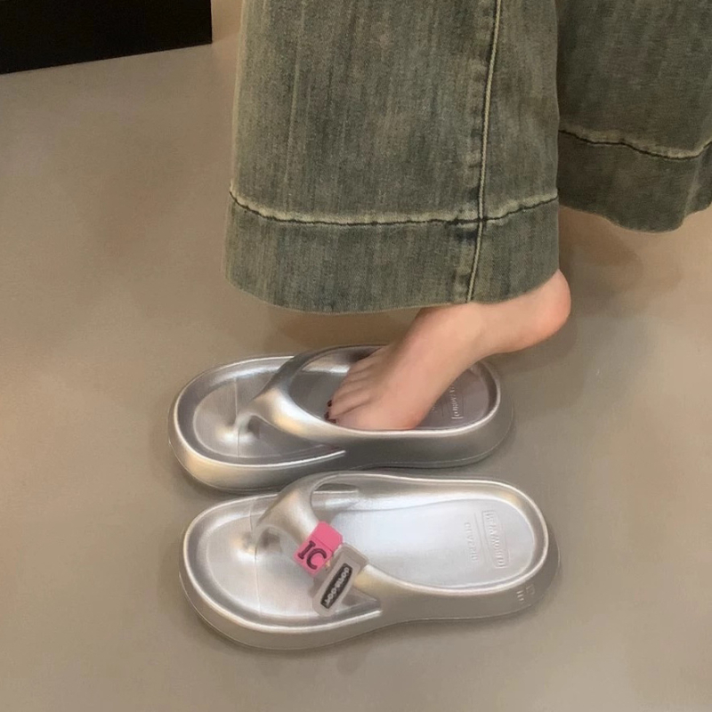 Дамски EVA плажни сандали: EVA горна част, EVA подметка, антихлъзгащи, износоустойчива, дебелина на подметката 0–3 cm