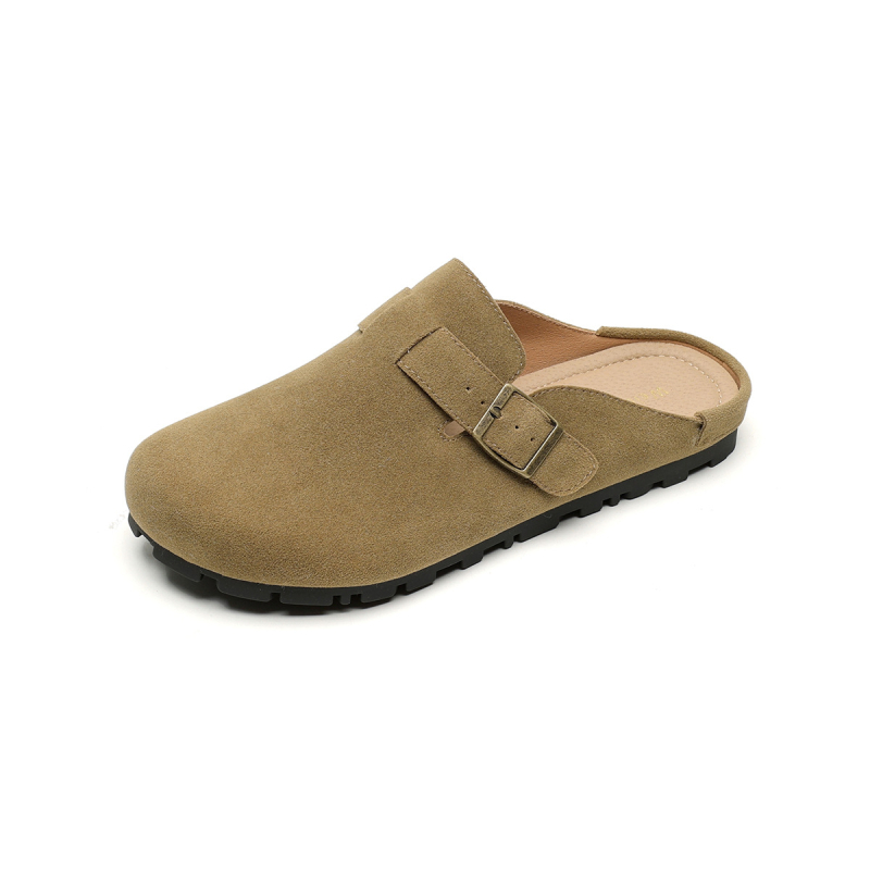 Vintage ženske slip-on cipele s zatvorenim nosom, matirani gornji dio, gumeni potplat, unutarnji Cortex, proljeće 2025 izlazak
