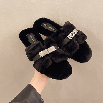 Női puha papucs mikroszálas bőr felsőrésze, belső bőrrel, gumi talppal, könnyen felhúzható záródás, 0–3 cm lapos sarok, Tavasz 2025