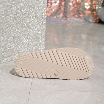 Slip-on papuče z umelej kože, vrchná časť a vložka z umelej kože, gumová podrážka, pre dospelých, voľnočasový štýl, leto 2025