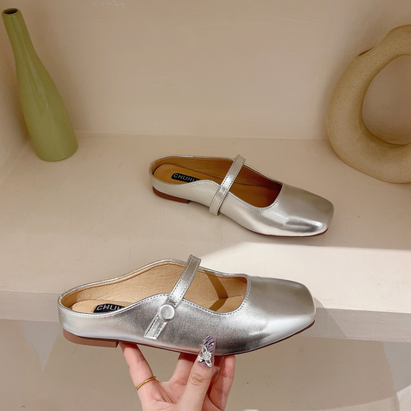 Dámske mule topánky, vrchnok Ultrafilm koža, gumová podrážka, technológia podrážky viscose, ľahké a protišmykové