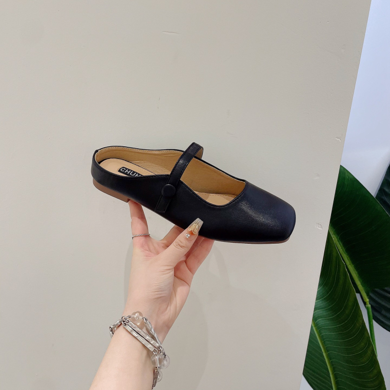 Dámske mule topánky, vrchnok Ultrafilm koža, gumová podrážka, technológia podrážky viscose, ľahké a protišmykové