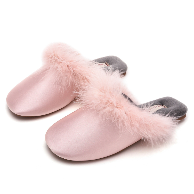 Papuče za kuću unisex s gornjim dijelom od tkanine, plosnati TPR potplat, protuklizne i tople unutarnje obuće, debljina potplata ispod 1.5 cm, za zimu, proljeće i jesen