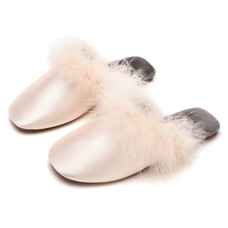 Papuče za kuću unisex s gornjim dijelom od tkanine, plosnati TPR potplat, protuklizne i tople unutarnje obuće, debljina potplata ispod 1.5 cm, za zimu, proljeće i jesen