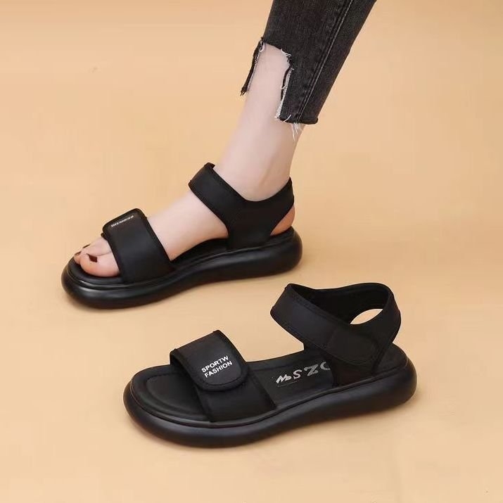 Remske sandale, rimski stil, PU gornji dio, Velcro zatvarač, gumeni potplat
