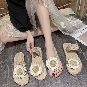 Japanke s EVA gornjim slojem, gumom, slip-on, lagane, niski potpetica 1-3 cm