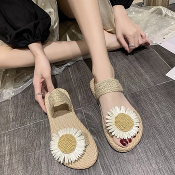 Japanke s EVA gornjim slojem, gumom, slip-on, lagane, niski potpetica 1-3 cm