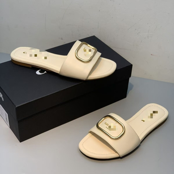 Ženske ravne sandale od mikrovlakana, gumena podloga, slip-on, 3–5 cm debljina potplata, ploska peta.