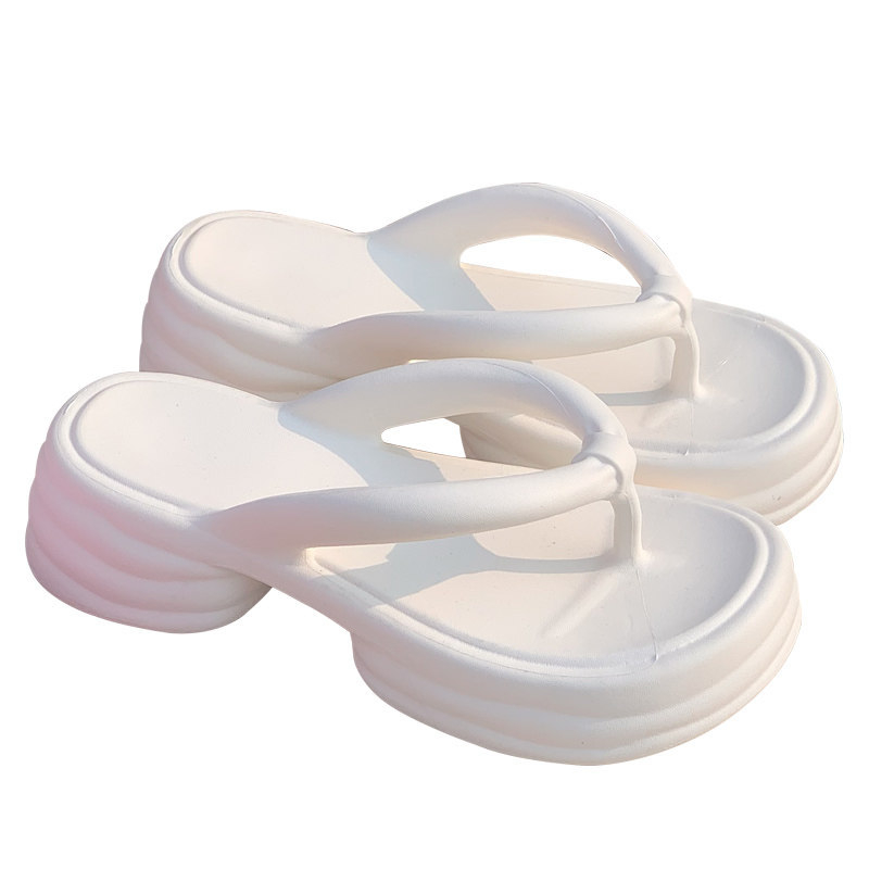 Ženske flip-flop sandale za plažu – debeli potplat, EVA gornji dio i EVA đon, protuklizne, slip-on, tehnologija ubrizgavanja đona