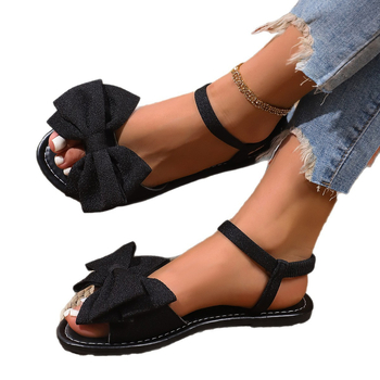 Sandále so tvarom rybej ústia – vrchná časť z textilu, podrážka z gumy, PU vnútorná podšívka, kórejský štýl, elastická páska