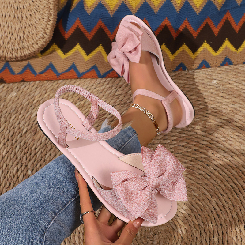 Sandále so tvarom rybej ústia – vrchná časť z textilu, podrážka z gumy, PU vnútorná podšívka, kórejský štýl, elastická páska