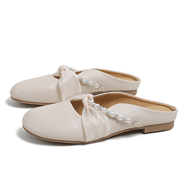 Ženske slip-on sandale – Korejskog stila, gornji dio od mikrovlakana, unutarnji dio od mikrovlakana, gumena potplat, slip-on dizajn