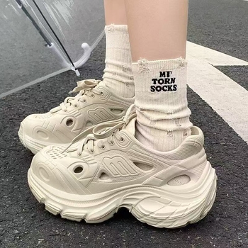 Unisex topánky s dierkami – horný EVA materiál, ľahké, bežné sandále do vody na pláž, podrážka 3.5 cm+