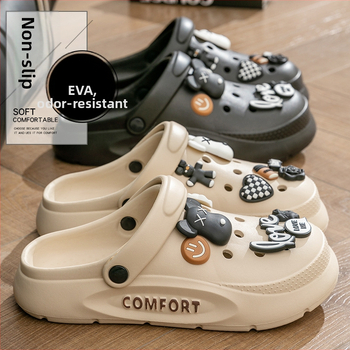 EVA sandale s debelim potplatom, protuklizne, kopča za zatvaranje, visina pete 7 cm, ljeto