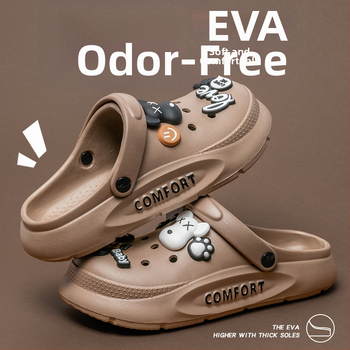 EVA sandale s debelim potplatom, protuklizne, kopča za zatvaranje, visina pete 7 cm, ljeto