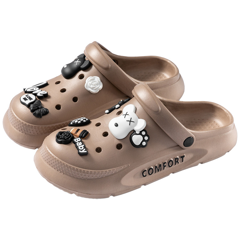 EVA sandale s debelim potplatom, protuklizne, kopča za zatvaranje, visina pete 7 cm, ljeto