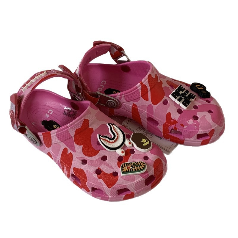 Muške sandale s kamuflažnim uzorkom, EVA gornji dio, EVA uložak, Velcro zatvaranje, niski potpetice 1-3 cm